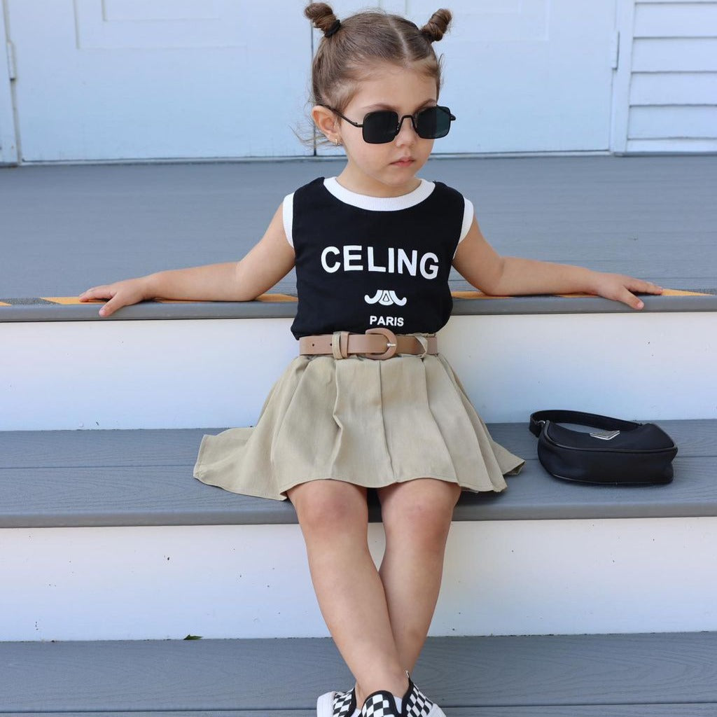 Conjunto Infantil Feminino Celing Paris