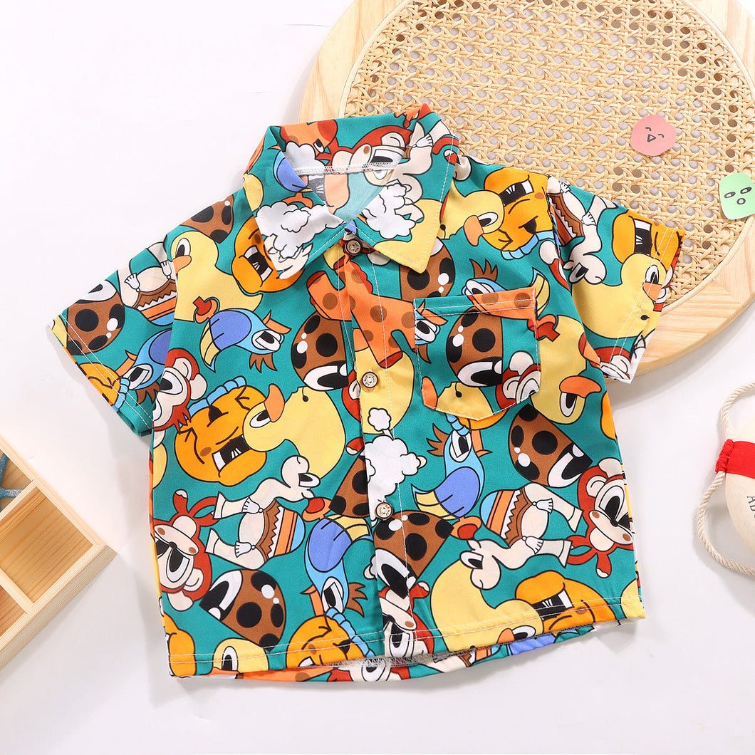 Camisa Infantil Masculino Estampas Animais