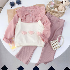 Conjunto Infantil Feminino 3 Peças Golinha