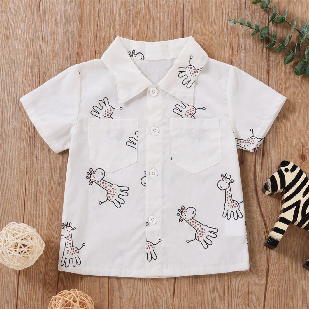 Camisa Infantil Masculina Animais