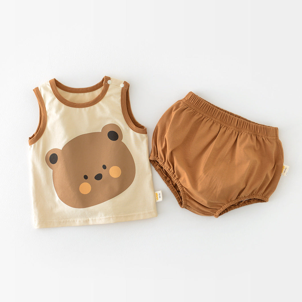 Conjunto Infantil Verão Ursinhos