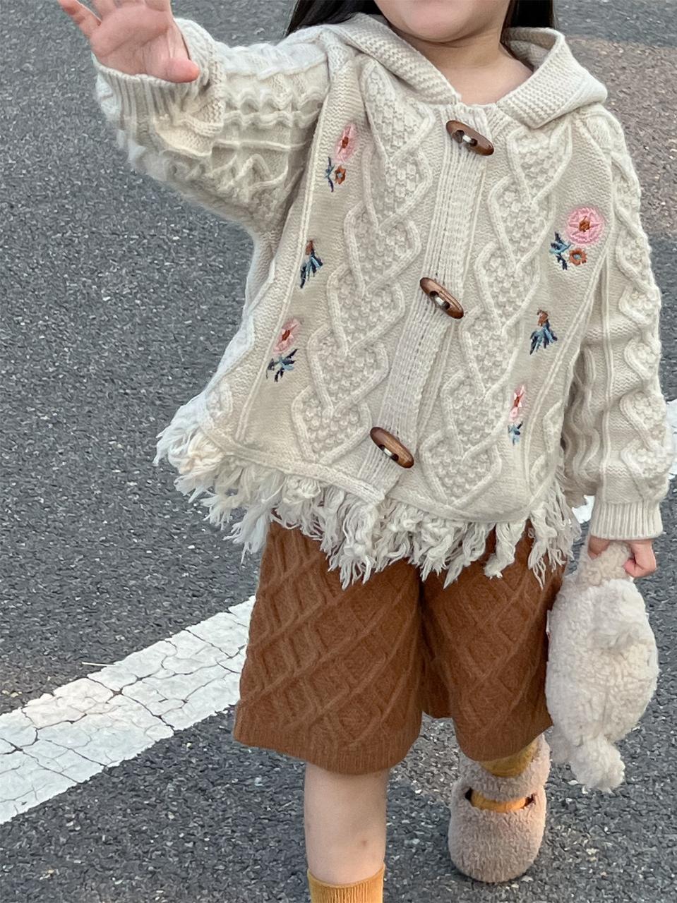 Conjunto Infantil Feminino Botões e Florzinhas