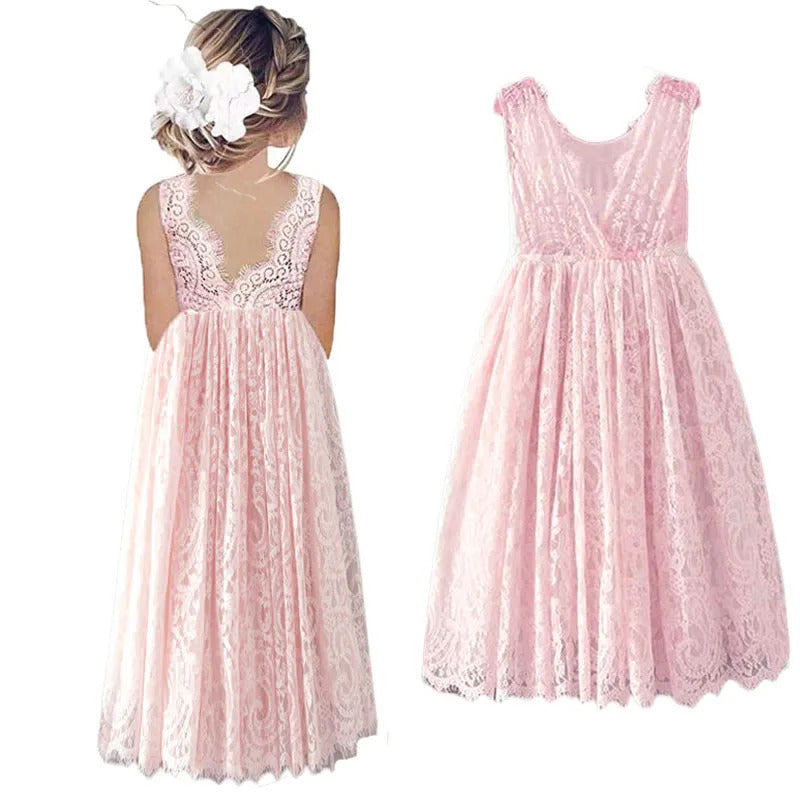 Long Cotton Dress for Kids