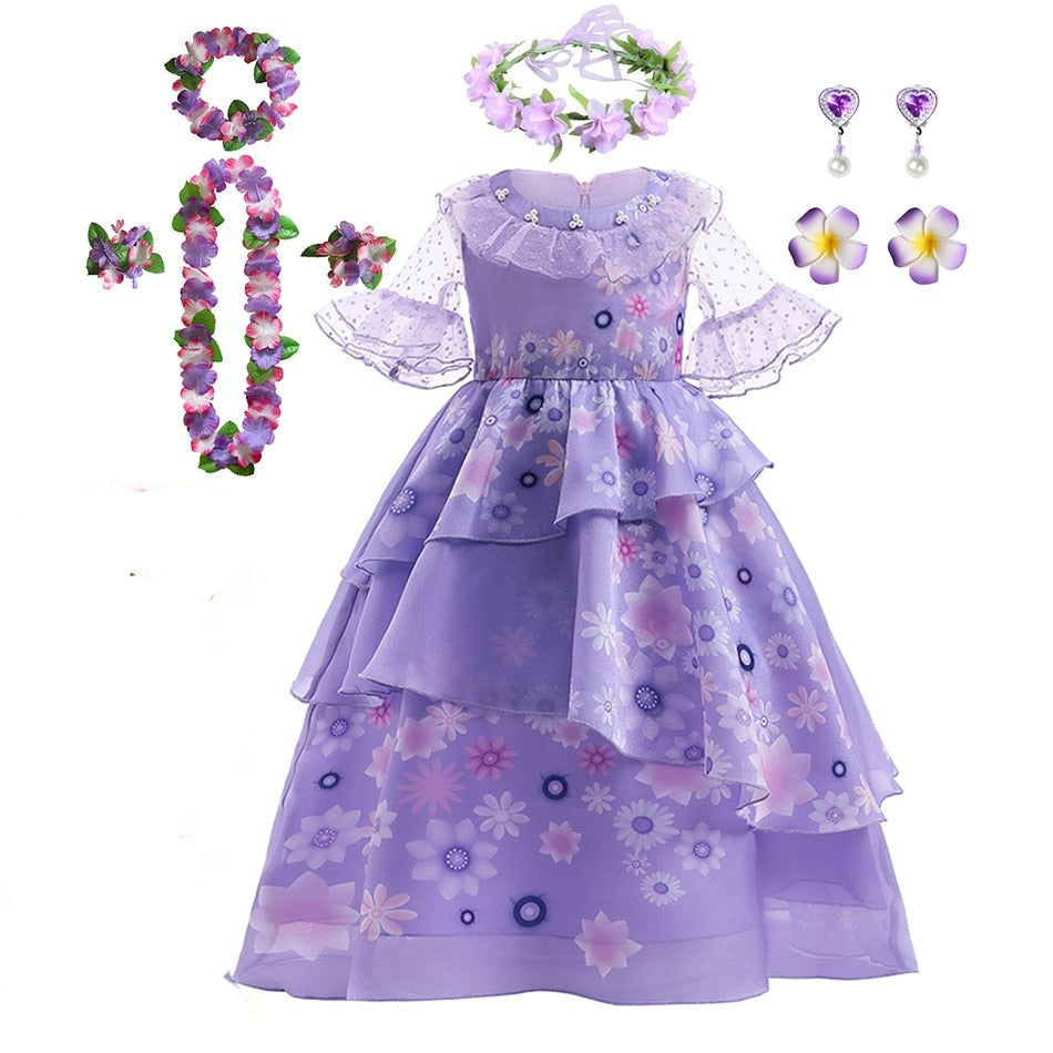Costume Isabela Madrigal Encanto Carnival