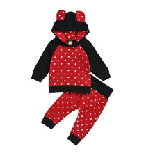 Carregar imagem no visualizador da galeria, Conjunto Moletom Girl com Capuz e Orelhinha - Tamanhos de 0 a 2 anos
