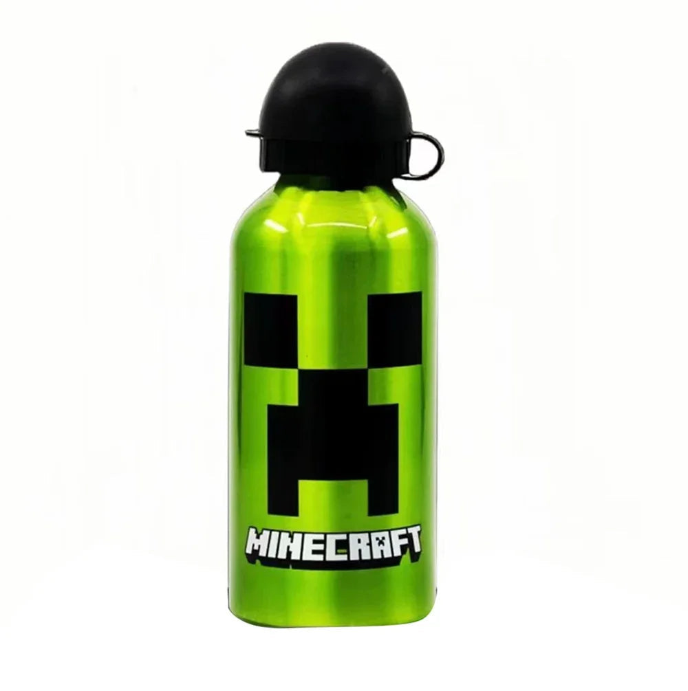 💦 Minecraft 400ml Aluminum Water Bottle 🧱