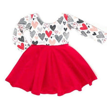 Carregar imagem no visualizador da galeria, Vestido love Saia Gode - Tamanhos de 0 a 5 anos

