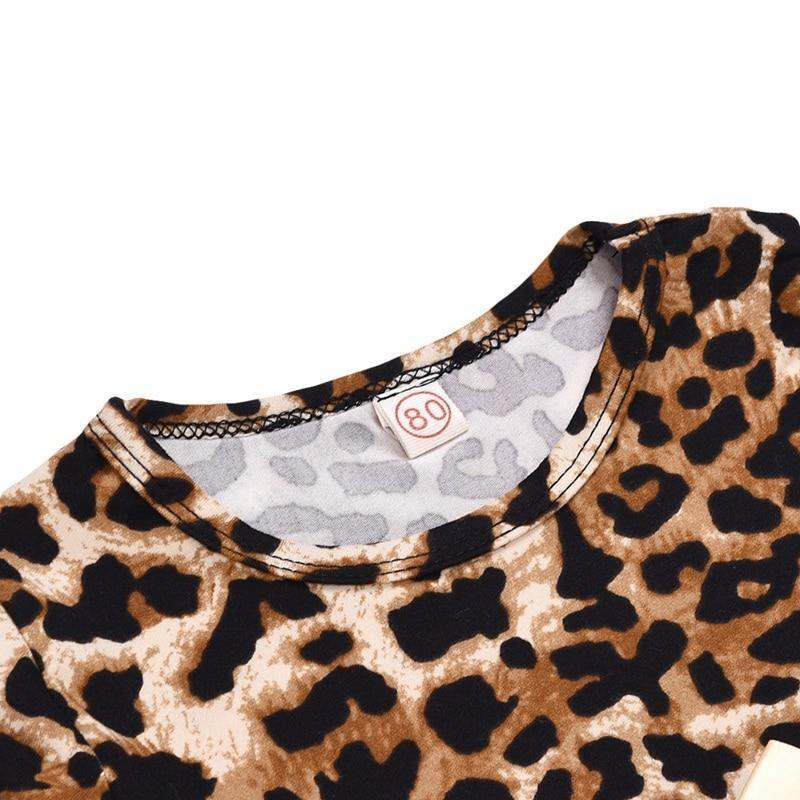 Leopard Print Dress with Tulle Skirt