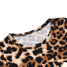 Carregar imagem no visualizador da galeria, Vestido Estampa Leopardo Saia Tule - Tamanhos de 6 meses a 4 anos
