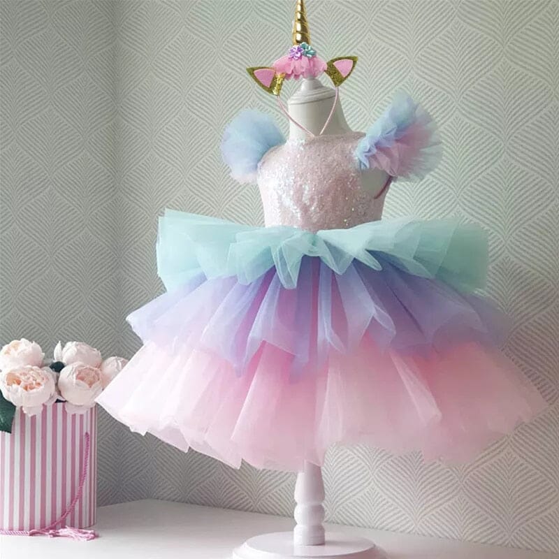 Unicorn Costume Dress (mod 02) + Tiara