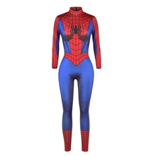 Upload image to gallery viewer, Women's Spiderman Jumpsuit - Adult Cosplay 
