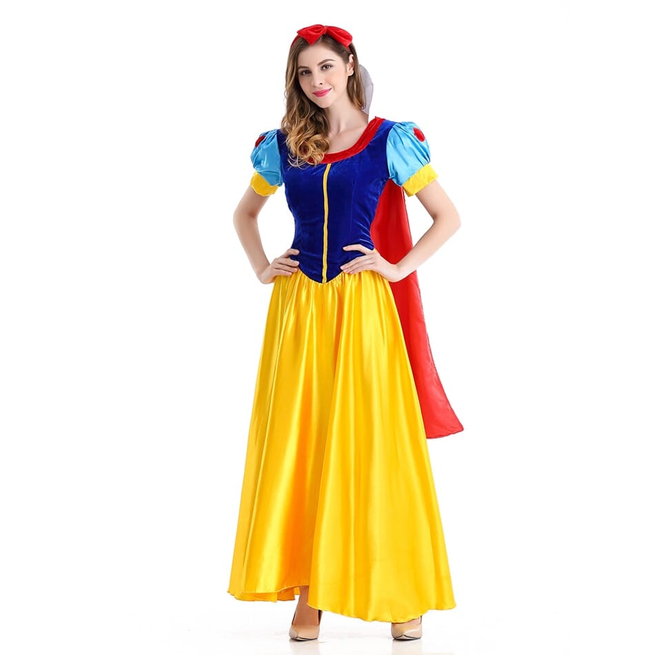 Vestido Fantasia Branca de Neve - Adulto Cosplay