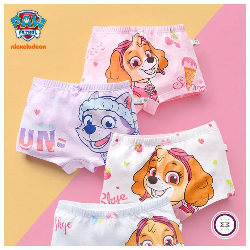 Set of 4 Paw Patrol Kids Panties -