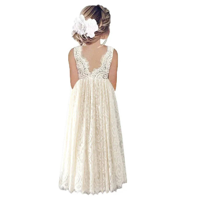 Long Cotton Dress for Kids