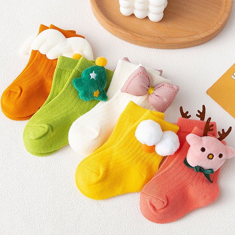 Baby Toddler Themed Socks 100% Cotton