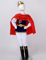 Costume: Blue King, Cape, Crown, and Staff