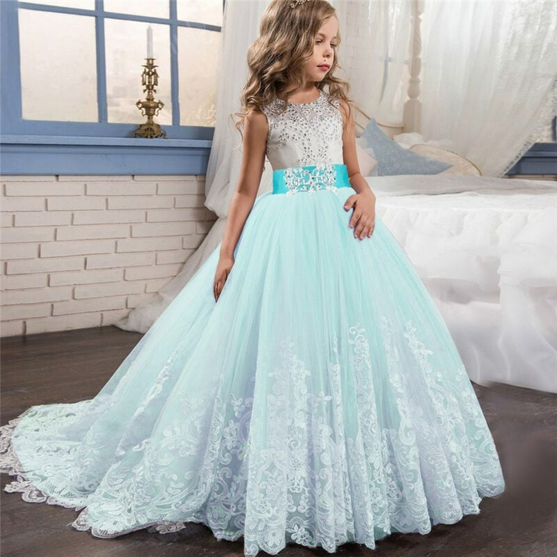 Princess Dress for Girls/Teens with Long Train