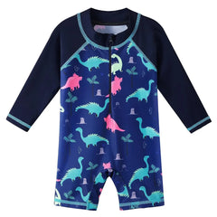 Roupa de Banho para Menino de Rn a 6 anos de Dinossauro com Proteção UV50+