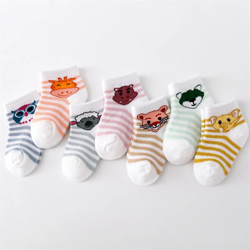 Kit with 7 Pairs of Baby Socks