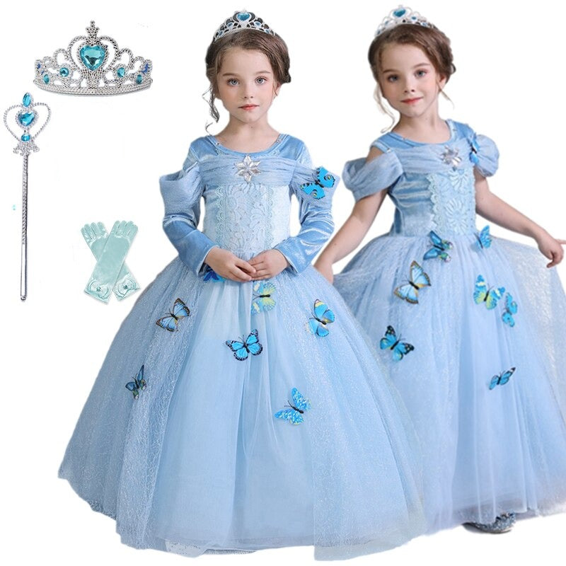 Cinderella Dress with Royal Ball Gown Sleeves