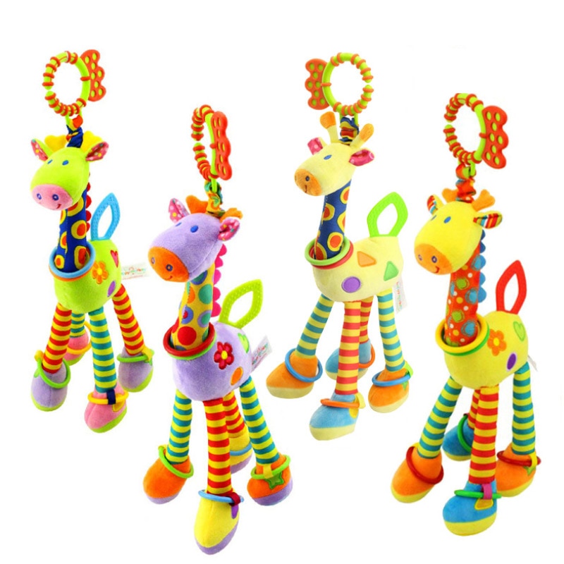 Plush Giraffe – Teether Rattle
