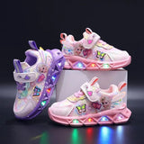 Elsa Frozen Kids' Sneakers with LED Lights