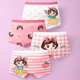 Set of 4 Princess Boxer Briefs for Kids, Sizes 1-12 Years