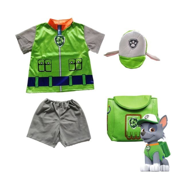 Paw Patrol Rocky Costume and Backpack