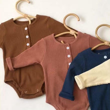 Carregar imagem no visualizador da galeria, Body Casual Unissex Cores Sólidas - Tamanhos de 0 a 3 anos
