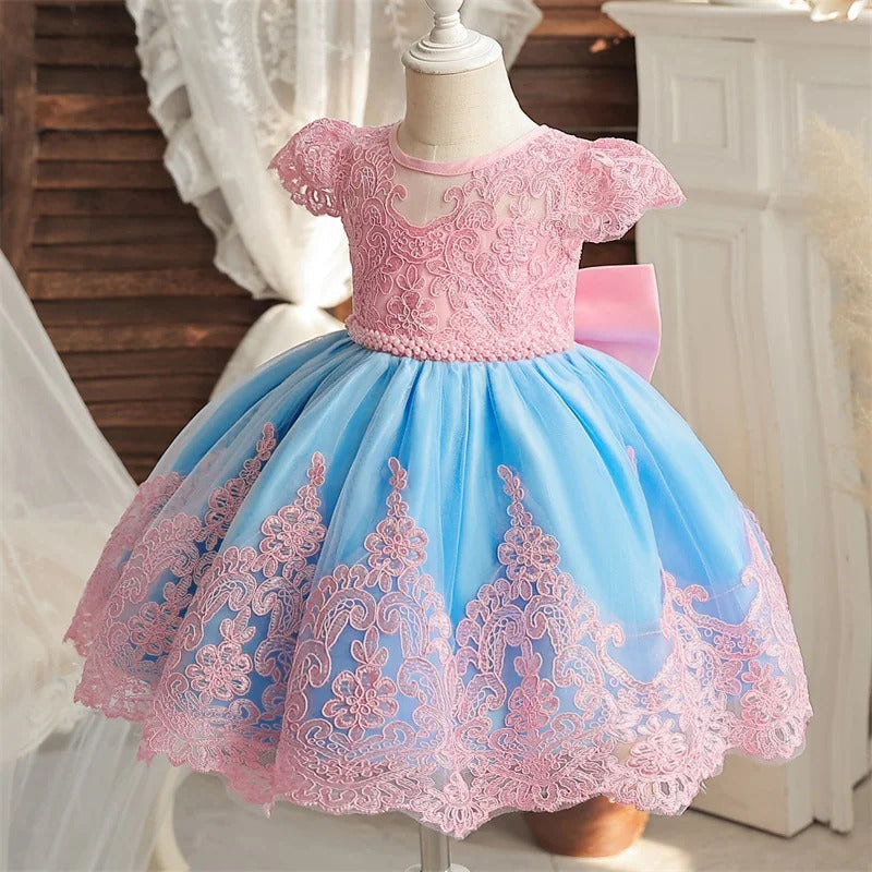 Floral Embroidered Dress for Babies
