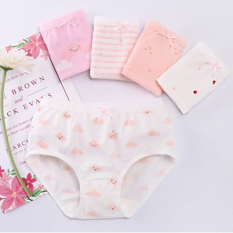 4-Pack Kids Panties 100% Cotton