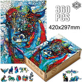 3D Wooden Jigsaw Puzzle – 360 Pieces
