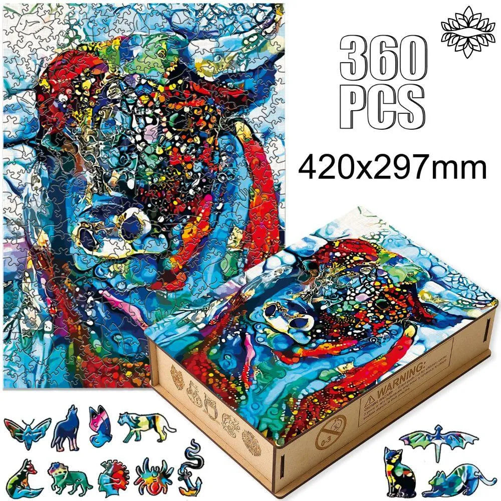 3D Wooden Jigsaw Puzzle – 360 Pieces