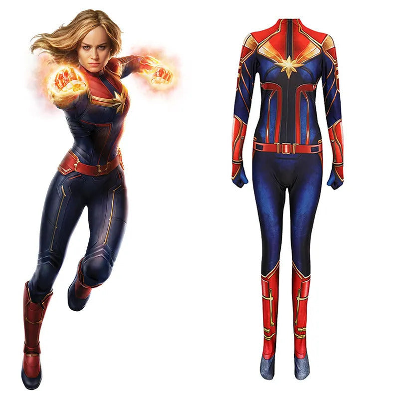 Female Captain Marvel Costume