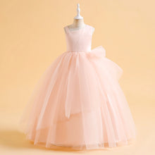 Carregar imagem no visualizador da galeria, Vestido Festa Infantil Longo Renda Rose
