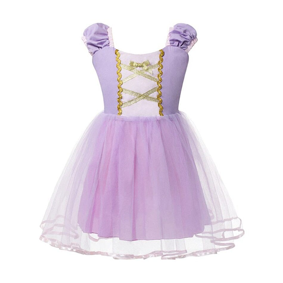 Vestido Fantasia Rapunzel infantil