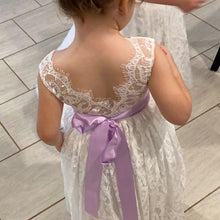 Carregar imagem no visualizador da galeria, Vestido Longo de Algodão Infantil
