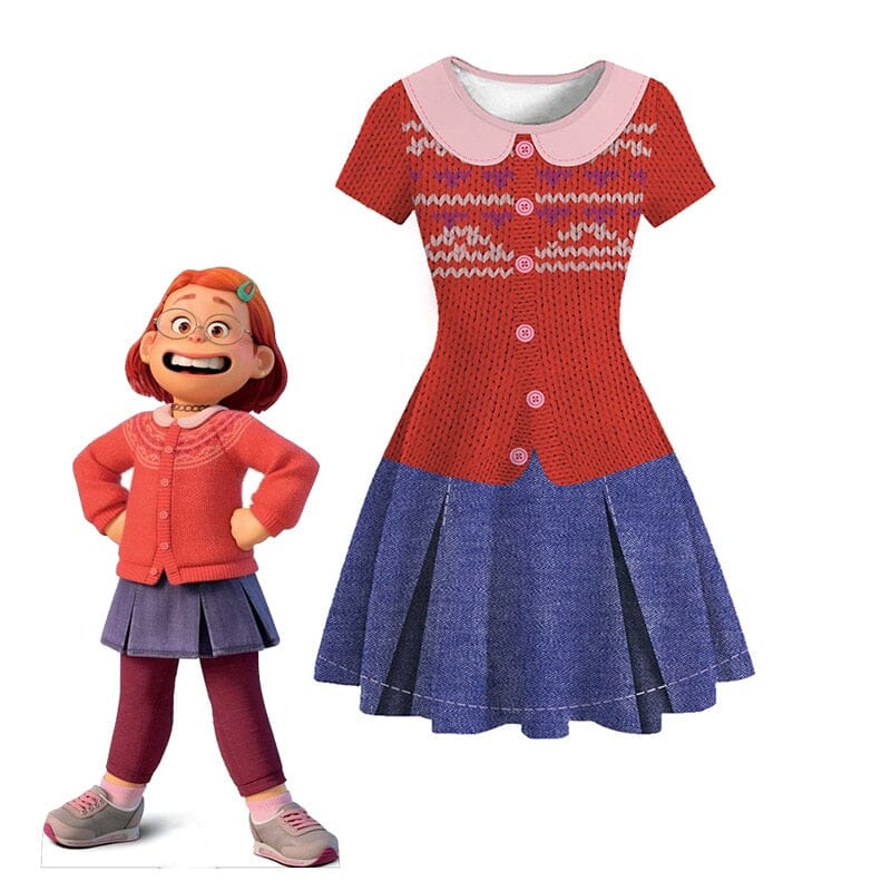 Mei Lee Red Costume Dress – Growing Up is a Beast