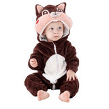 Kids Squirrel Animal Onesie Costume