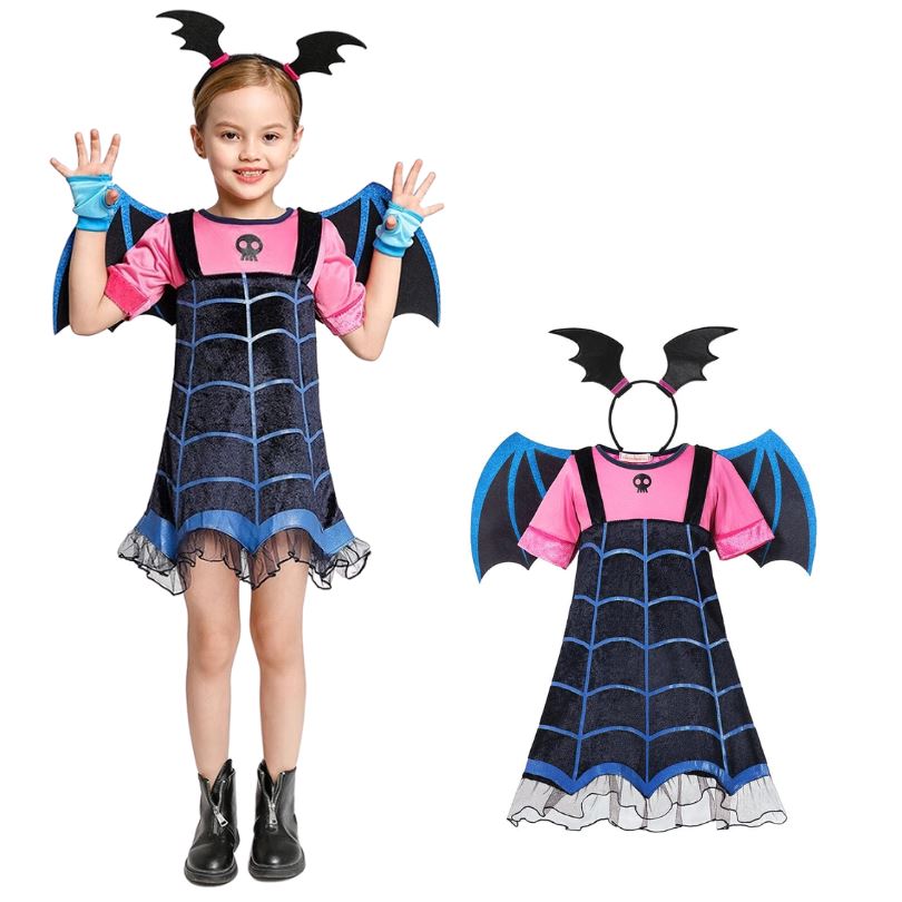 Original Vampirina Costume for Kids with Wings and Tiara – Disney