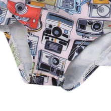 Carregar imagem no visualizador da galeria, Conjunto Biquíni Câmera Baby Girl - Tamanhos de 0 a 3 anos
