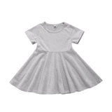 Basic A-line Dress with Sleeves