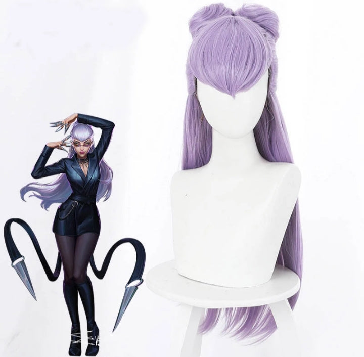 Evelyn LOL KDA Lilac Wig