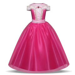 Vestido Fantasia Aurora Luxo - Bela Adormecida