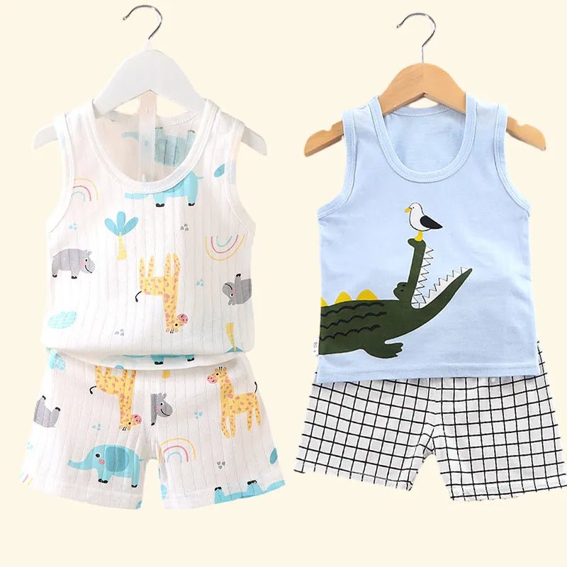 Pijama Infantil de Verão Tam: 9M- 5 anos 100% Algodão