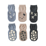 3 Pairs of Non-Slip Cartoon Socks