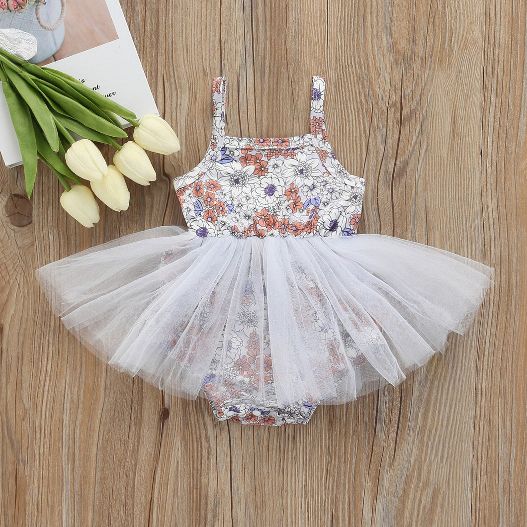 Body Infantil Alcinha com Saia Tule