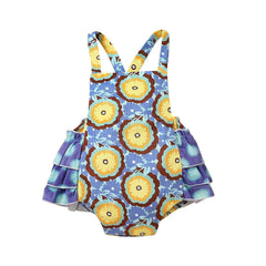 Body Infantil Feminino Azul