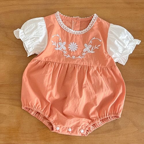 Body Infantil Feminino Bordado