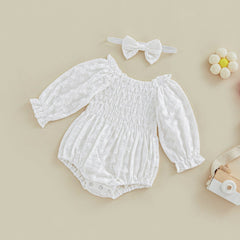 Body Infantil Feminino Branco + Faixa